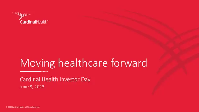Cardinal Health deck cover