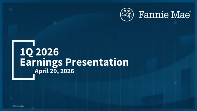 Fannie Mae deck cover