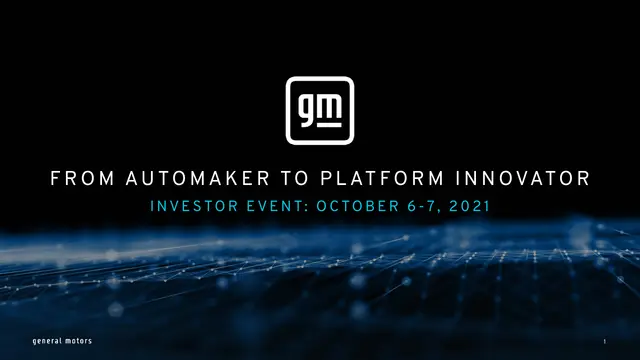 General Motors deck cover